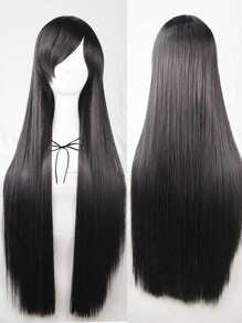 Long Straight Cosplay Synthetic Wig With Bangs