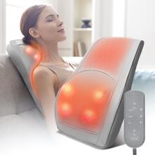 Boriwat Neck And Shoulder Massager With Heat, Massagers For Neck And Back, Shiatsu Massage Pillow With 3D