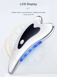 Gua Sha Facial Tools,Remove Puffiness, Anti-Wrinkle,Anti-Aging, Electric Gua Sha Skin Beautifying Scraping Massage Tool, Heated Vibration Facial Massage Device