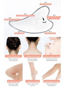 Gua Sha Facial Tools,Remove Puffiness, Anti-Wrinkle,Anti-Aging, Electric Gua Sha Skin Beautifying Scraping Massage Tool, Heated Vibration Facial Massage Device