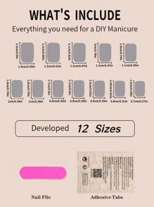 Press On Nails Cat Eye Effect Glossy Full Cover Short Almond False Nails For Women And Girls,24 Pcs Acrylic Nail Tips With Adhesive Tabs Nail Supplies