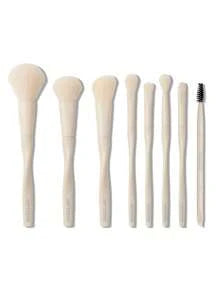 SHEGLAM Pro Core Brush Kit 8 Pcs/Set Professional Makeup Brushes Soft Brush Set With Face Brush, Eye Brush, Eyebrow Brush, Foundation Brush, Blush Brush, Highlighter Brush Portable Travel Makeup Brushes Makeup Tool Brand Beauty Makeup Face Paint Cosmetic