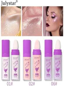 Julystar 10g Party Shimmer Highlight Powder To Brighten Your Whole Body Y2K Makeup