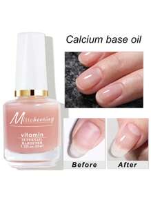 Nail Polish Care Oil With Calcium Base Coat, Nail Care Treatment, Dead Skin Remover Hand Repair Cream Suitable For Daily Nail Care Use