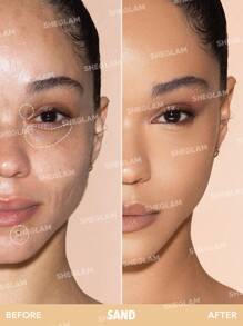 SHEGLAM Perfect Skin High Coverage Concealer-Sand 20 Shades Liquid Concealer Brush Moisturizing Weightless All-Day Hydrate Concealer Makeup Concealer Brand Beauty Makeup Face Paint Cosmetic For Women Girls Perfect For Fall Winter Ideal For Y2K Fancy Fashi