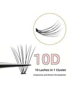 60pcs Cluster Lashes, 10D 8-12mm Mix C Curling Individual Lashes Extensions , Soft And Natural False Eyelashes DIY Lashes Extension,Natural Look Professional Makeup Tool 8-12mm DIY Lahseslash Clusters,Eyelash Clusters,Individual Eyelashes,Lashes,Fake Lash