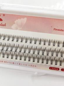 60pcs Cluster Lashes, 10D 8-12mm Mix C Curling Individual Lashes Extensions , Soft And Natural False Eyelashes DIY Lashes Extension,Natural Look Professional Makeup Tool 8-12mm DIY Lahseslash Clusters,Eyelash Clusters,Individual Eyelashes,Lashes,Fake Lash