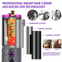 Portable Automatic Hair Curler, Wireless Rechargeable Curling Iron Ideal Hair Curling Iron Wand Curling Iron For Travel, Home And Various Occasions Gift For Women