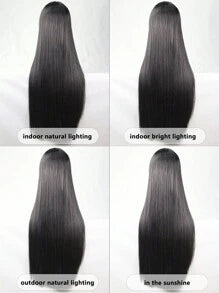 Long Straight Cosplay Synthetic Wig With Bangs