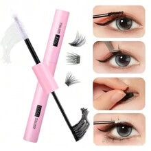 10ml Pink Waterproof Eye Lash Glue, Long-Lasting (48-72 Hours), Fast Drying (15S), Anti-Freezing, Gentle, Non-Irritating, 2-In-1 Self-Adhesive, DIY, Low-Sensitivity, Long-Lasting, Segmental Lash Glue Suitable For Sensitive Eyes. Lash Glue,Eye Lash Glue