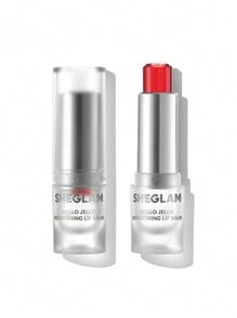 SHEGLAM Mello Jello Nourishing Lip Balm-Garnet Rosy Pink Sheer Glow Daily Lip Care Ultra-Nourishing Lip Balm Moisterizing Lip Primer Made With Vitamin E Jojoba Seed Oil Brand Beauty Makeup Face Paint Cosmetic For Women Girls Perfect For Fall Winter Ideal