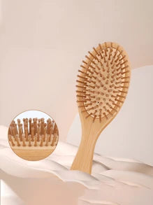 Ecological Bamboo Hair Brush Natural Wood Anti -Static Brush Hair Scalp, Scalp Combed Combat Cushion Modeling Tool Common