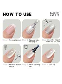 Tonitu g. Nail Art Magnetic Pen 3D Cat Eye Painting Nails Art Design Dual-Ended Magnet Wand Gel Polish Magic For Christmas Manicure DIY&Salon Tools,Nail Supplies,Nail Tools,Nail Art Tools,Back To School,Nails,Nail Tools For Press On Nails