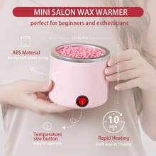 200cc Pink Waxing Kit Wax Heater Warmer Hair Removal Machine For Hand Foot Body SPA Epilator Paraffin Wax Pot