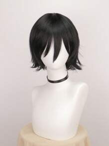 Short Men's Cosplay Wig For Christmas Event Costume Party Short Costume Wig For Men Women Anime Cosplay