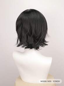 Short Men's Cosplay Wig For Christmas Event Costume Party Short Costume Wig For Men Women Anime Cosplay