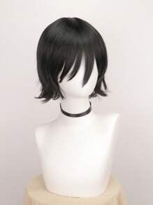 Short Men's Cosplay Wig For Christmas Event Costume Party Short Costume Wig For Men Women Anime Cosplay