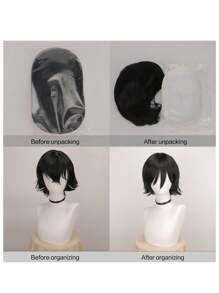 Short Men's Cosplay Wig For Christmas Event Costume Party Short Costume Wig For Men Women Anime Cosplay