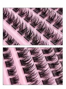 Rikuaild 120pcs Cluster Lashes 8-16mm Wispy Individual Lashes Natural Look Lashes Fluffy Cluster Lash DIY Eyelash Extensionlash Clusters,Eyelash Clusters,Individual Eyelashes,Lashes,Fake Lashes