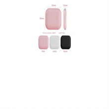 High-Definition  Mirror Magnification Patch Mirror Three Level Dimming Portable Flip Cover Circular Folding LED Makeup Mirror With One Side Enlarged 2X Beauty Mini USB Light Emitting Charging Small Mirror