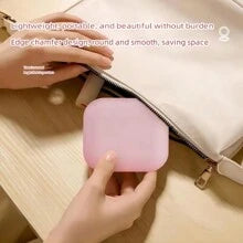 High-Definition  Mirror Magnification Patch Mirror Three Level Dimming Portable Flip Cover Circular Folding LED Makeup Mirror With One Side Enlarged 2X Beauty Mini USB Light Emitting Charging Small Mirror