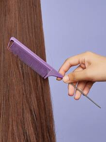 7-Piece Or 1-Piece Professional Point-Tailed Comb Pin-Tailed Comb Rat-Tailed Comb Parting Comb Stainless Steel Tail Comb Anti-Static Hairbrush: Multi-Functional Comb For Normal Hair For Combing Out Tangles Hair Styling Candy Colours, Ideal For Hairdresser