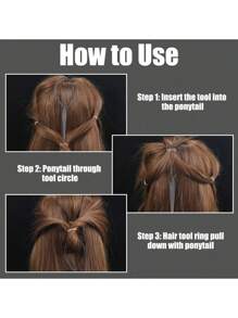6packs Hair Loop Tool Set With 2Pcs French Braid Tool Loop, Leather Sheath Cutter, Teasing Hair Brush Rat Tail Comb Edge Brush For Edge & Back Brushing, Combing, Slicking Hair For Women For Hair Styling,Hair Brush,Comb,Hair Tools,Hair Products And Accesso