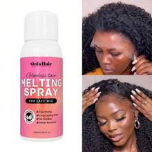 4pcs /Set Including: 2fl.Oz/ 100ml Lace Melting And Holding Spray Glue-Less Liquid Adhesive, Suitable For Closure Hair Extension Extra Hold Natural Forming Hold Protect Edge,Lace Glue And Remover For Front Lace Wig Hair Glue Wig Glue Lace Wig Glue Lace Gl