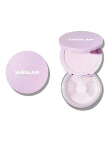 SHEGLAM Insta-Ready Face & Under Eye Setting Powder Duo-Taro Oil-Control Poreless Flawless Full Coverage Lightweight Pressed Powder Loose Setting Powder Purple Brightening Smoother-Looking Setting Powder Face Makeup Brand Beauty Makeup Face Paint Cosmetic