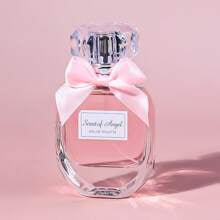 1 Piece 55ml/1.85fl.Oz Women's Durable Flower And Fruit Fragrance Perfume Bottle Body Decorated With Pink Cute Bow, For Girlfriend/Girlfriend/Birthday Gift/Confession Gift/Valentine's Day Gift/Ideal Gift