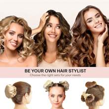 2pcs/Set Heatless Hair Curler Big Wave Sleep Hair Curling Tool Set (1 Roller + 1 Coat), Hair Rollers, Heatless Curls, Hair Curler, Hair Products And Accessories For Barber Salon Beauty Back To School, Travel Holiday Essentials, Hair Accessories Hair Curle