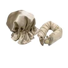 2pcs/Set Heatless Hair Curler Big Wave Sleep Hair Curling Tool Set (1 Roller + 1 Coat), Hair Rollers, Heatless Curls, Hair Curler, Hair Products And Accessories For Barber Salon Beauty Back To School, Travel Holiday Essentials, Hair Accessories Hair Curle