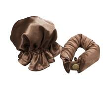 2pcs/Set Heatless Hair Curler Big Wave Sleep Hair Curling Tool Set (1 Roller + 1 Coat), Hair Rollers, Heatless Curls, Hair Curler, Hair Products And Accessories For Barber Salon Beauty Back To School, Travel Holiday Essentials, Hair Accessories Hair Curle