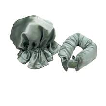 2pcs/Set Heatless Hair Curler Big Wave Sleep Hair Curling Tool Set (1 Roller + 1 Coat), Hair Rollers, Heatless Curls, Hair Curler, Hair Products And Accessories For Barber Salon Beauty Back To School, Travel Holiday Essentials, Hair Accessories Hair Curle