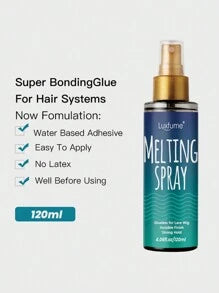 Lace Melting Spray And Holding Spray(120ml), Extreme Hold Melting Spray For Lace Wigs, Glueless, Strong Natural Finishing Hold, Dries Quickly, Wig Melting Spray & Hair Adhesive for Wigs