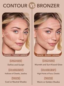 SHEGLAM Sun Sculpt Liquid Contour-Soft Tan Gel Cream Contour Non-Greasy Long Lasting Highly Pigmented Natural Contour Contouring Weightless Bronzer Brown Contour & Bronzer Brand Beauty Makeup Face Paint Cosmetic For Women Girls Perfect For Fall Winter Ide