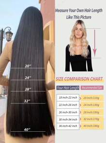 Black Extra Long Straight Hair 5 Clips Hair Extensions Ponytail Extension For Ladies Girls 20~40 Inches Clip In Extensions Hairpieces For Women Suitable For Various Occasions Including Music Festivals, Parties, Cosplay,Holidays And All Seasons