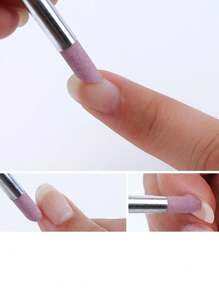 5Pcs Manicure Quartz & Ceramic Carving Polishing Pen Set, 45 Degree Dead Skin & Cuticle Remover Nail Cuticle Remover Nail Buffer Pumice Stone Nail Cuticle Pusher For Fingernail Gelnail Natural Nail,Nail Supplies,Nail Tools,Nail Art Tools,Back To School,Na