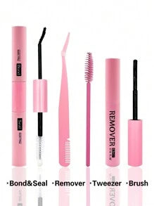 200PCS Dramatic C-Curl 8-16MM Mix DIY Lash Extension Kit Set DIY Bottom Lashes Eyelashes Book Big Volume Soft Individual Cluster Lashes Create A Fluffy Natural Wispy Y2k Butterfly Elements Pink Base Card Look At Home Long Lasting DIY Lashes Glue, DIY Glue