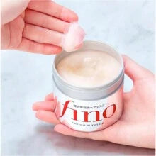 Original Japan Shiseido Fino Hair Mask Repair Perm Damage Advanced Deep Penetrating Essence Nourishing Conditioner For Women To Improve Frizz
