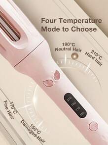 GENAI SHEIN X Milania Automatic Curling Iron, Hair Curler Wand Rotating,4 Adjustable Temperature Levels, Fast Self Spinning Styling, Quick Heating, 28mm Large Wave Curls Suitable For Slouchy People, Easy To Use