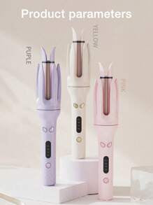 GENAI SHEIN X Milania Automatic Curling Iron, Hair Curler Wand Rotating,4 Adjustable Temperature Levels, Fast Self Spinning Styling, Quick Heating, 28mm Large Wave Curls Suitable For Slouchy People, Easy To Use