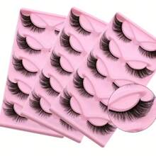 15Pairs Of 3boxs Cat Eye Lashes Natural Look Fox False Eyelashes Gorgeous Wispy & Lightweight Faux Mink Lashes For Doll Eye Makeup