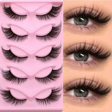 15Pairs Of 3boxs Cat Eye Lashes Natural Look Fox False Eyelashes Gorgeous Wispy & Lightweight Faux Mink Lashes For Doll Eye Makeup