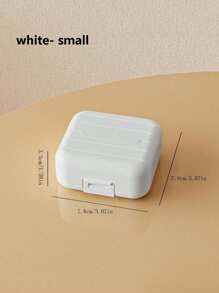 1pc 7-Compartment Portable Travel Mini Pill Case, Waterproof Moisture-Proof Pill Storage Container, Suitable For Storing Medication, Rings And Other Small Items