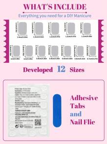 24Pcs Short Square French Press-On Nails Set With White French Tip & Bow Design, Glossy Finish, Comes With 1Pc Jelly Gel And 1Pc Buffer, Suitable For Women Party, Wedding, Casual And Holiday Wear, Reusable Nail Supplies Nails