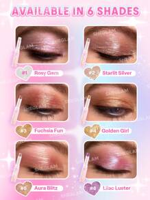 SHEGLAM Crystal Jelly Glaze Stick-Aura Blitzmulti-Use Single Eyeshadow Stick Glitter Shimmer Long-Lasting High Pigment Brand Beauty Makeup Face Paint Cosmetic For Women Girls Perfect For Fall Winter Ideal For Y2K Fancy Fashion Suitable For Birthday Christ