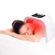 EOOGER Red Light Therapy For Face, 7 Color LED Face Mask Neck Body SPA Skin Care Equipment At Home Use