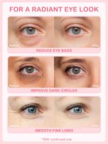 SlowSunday Rose Eye Mask, 30 Pairs, Korean Collagen Eye Mask, With Rose Extract & Collagen & Sodium Hyaluronate, Diminish Eye Bags, Improve Dark Circles, Tighten The Skin, Brigheten Eye Contour, For Winter, Skin Care, Y2K, For Thanksgiving, Christmas, New