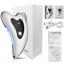 Gua Sha Facial Tools,Remove Puffiness, Anti-Wrinkle,Anti-Aging, Electric Gua Sha Skin Beautifying Scraping Massage Tool, Heated Vibration Facial Massage Device
